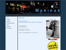 Tablet Screenshot of marikas.de